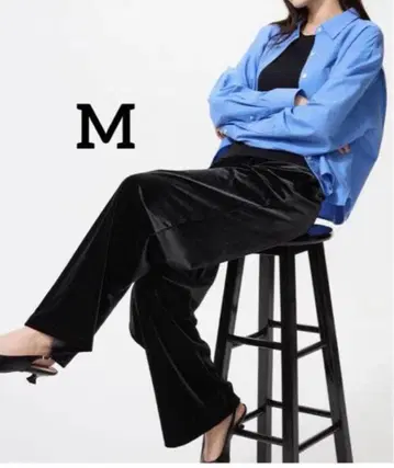 UNIQLO 소프트 벨로아 이지 팬츠 (기장 표준) M