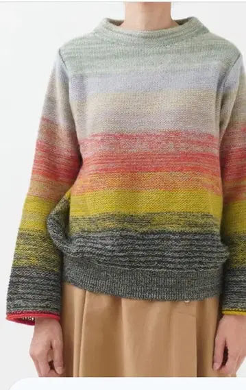 팔라스 팰리스 보틀 옷깃 니트