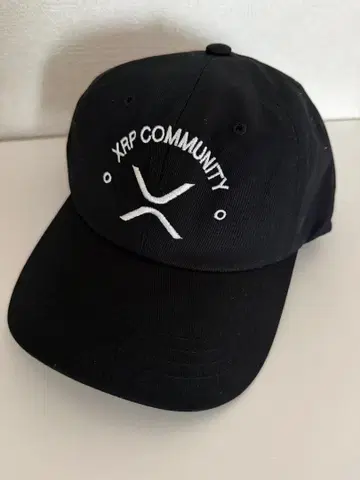 XRP COMMUNITY 야구 모자 블랙