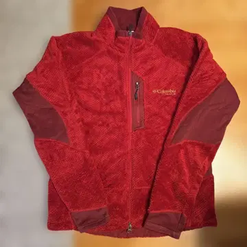 컬럼비아 플리스 보아 자켓 빨간색