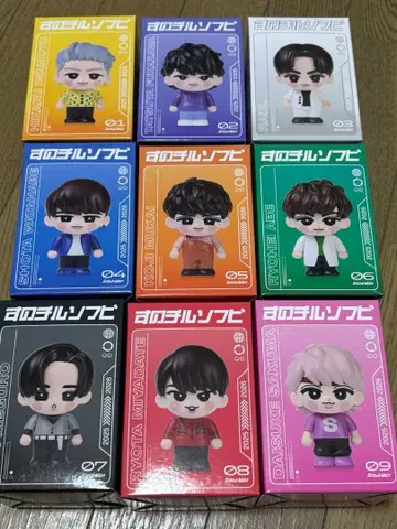 SnowMan ON 스노우 칠 소프트 비닐 세트 9체