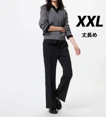 유니클로 스마트 플레어 팬츠 (긴 길이) XXL