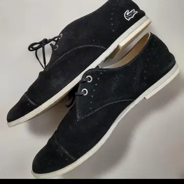 Lacoste 블랙 스웨이드 캐주얼 슈즈