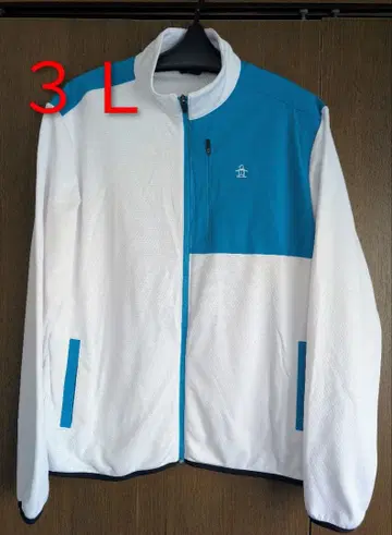 Munsingwear 남성용 골프 아우터 화이트/블루 3L