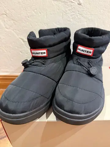 HUNTER 헌터 부츠 퍼프 사이드벤트 부티 24cm