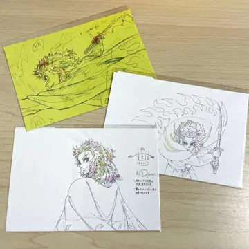 귀멸의 칼날 기둥전 원화 엽서 렌고쿠 쿄쥬로