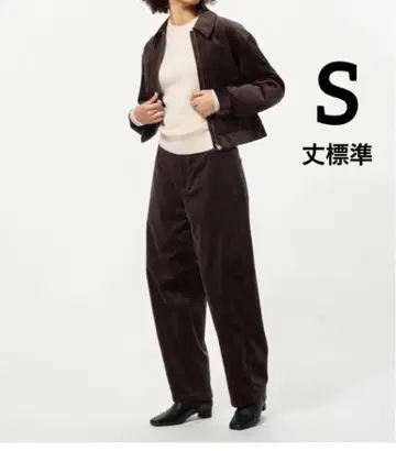 유니클로 코듀로이 커브 팬츠 (기장 표준) S 코토니에