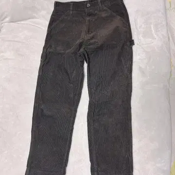 기간 한정 UNIQLO 블랙 코듀로이 워크 팬츠 M