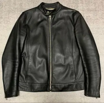 [ 새상품급 ] 에디피스 싱글 라이더 자켓 램 가죽 S 블랙