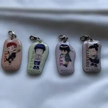 NARUTO 캐릭터 스트랩 4개 세트