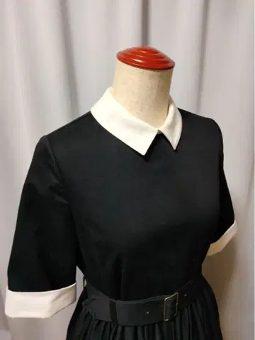 foufou 더 드레스 #22 바이컬러 원피스 반팔 0