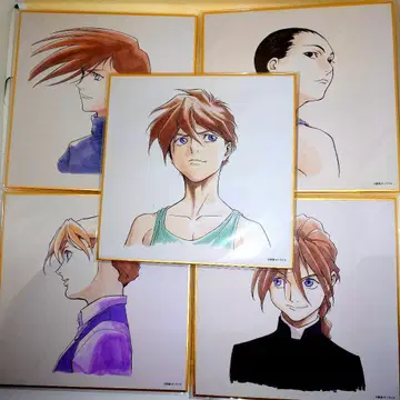 건담W 색지 아트 세트 히이로 듀오 트로와 오비 카토르