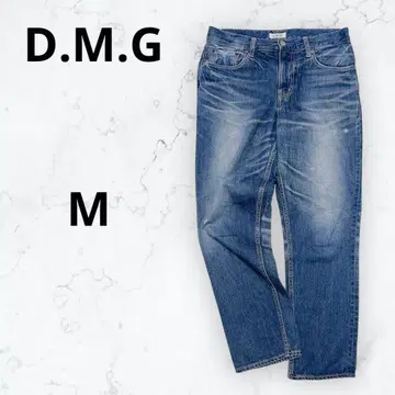 도밍고 레그렛 팬츠 데님 청바지 캐주얼 M 데미지 가공