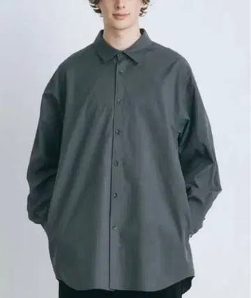 ATON COTTON CASHMERE OXFORD SHIRT