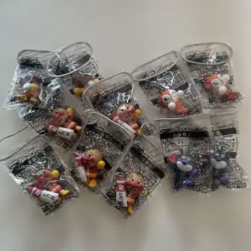 호빵맨 세균맨 짤랑이 카레빵맨 무히 키링