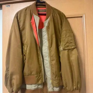 RISLEY 브라운 MA-1 자켓