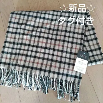 DAKS 체크 무늬 머플러