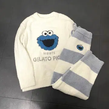 젤라또피케 세서미 스트릿 쿠키 몬스터 상하의 세트 F