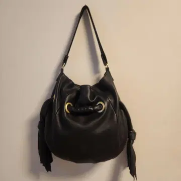 ancheri 소가죽 블랙 숄더백