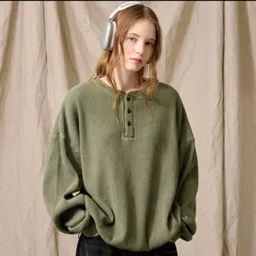 WETTEMPT HENRYNECKPIGMENTWAFFLE LONGTEE