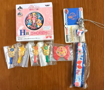 세일러문 H상 아트 거울과 스트랩, 마그넷 5개 세트