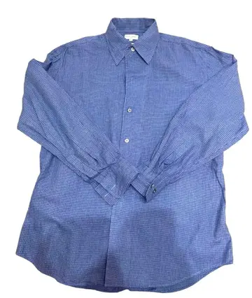 Paul Smith 긴팔 셔츠 L 사이즈 블루 계열 체크