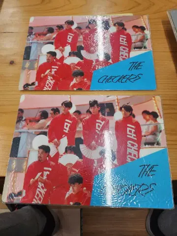 체커즈 책받침 2장 세트