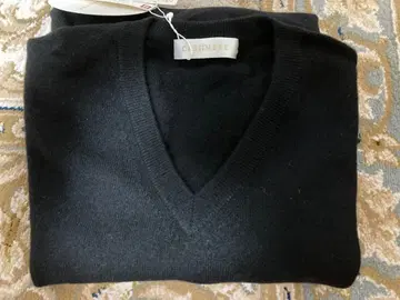 캐시미어 V넥 스웨터 블랙 S