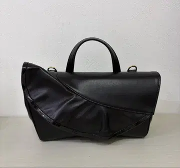 마담 히로코 소가죽 2웨이 숄더백 '숄더 온 뒤레'