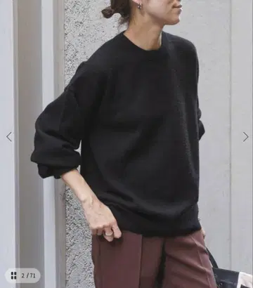 FRAMeWORK 프레임워크 캐시미어 혼방 크루넥 니트