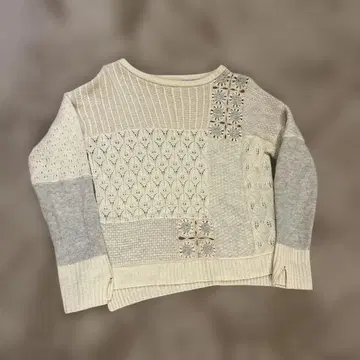 뷔르데사봉 패치워크 니트