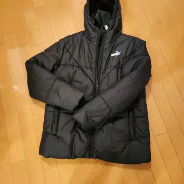 PUMA 블랙 패딩 자켓 남성용 LL