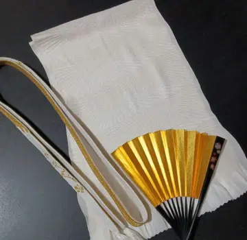 예복용 오비 장식 천.허리띠.부채 세트