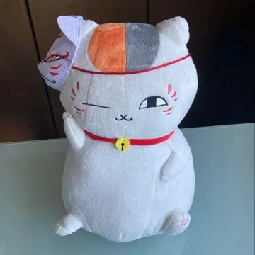 나츠메 우인장 제일복권 B상 가면 냥코센세 봉제 인형
