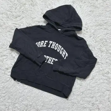 [ c6865 ] GU 후드티 긴팔 블랙 크롭