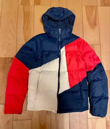 타미힐피거 다운 자켓 후드 부착