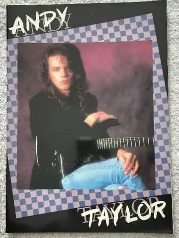 ANDY TAYLOR 앤디 테일러 일본 공연 '87 투어 팜플렛