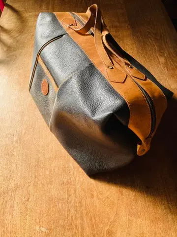 빈티지 루이까또즈 가죽 보스턴 백 블랙