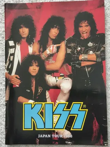 KISS 키스 일본 공연 '88 투어 팜플렛