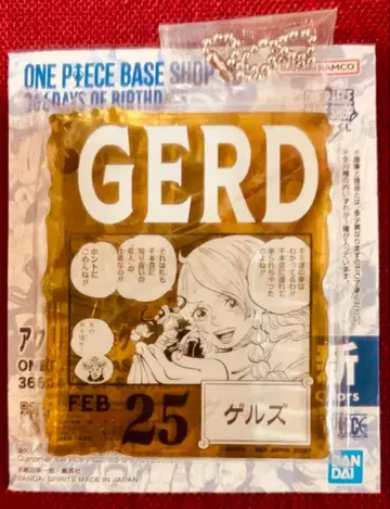 ONE PIECE BASE SHOP 복권 아크릴 블록 참 젤즈