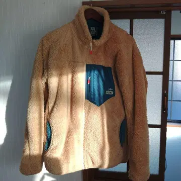 CHUMS 플리스 자켓 베이지