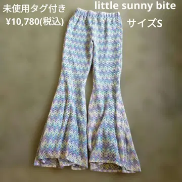 미사용 택 포함 little sunny bite 지그재그 팬츠 사이즈 S