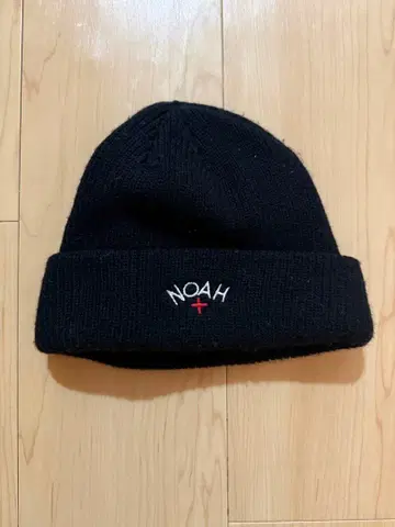 NOAH 블랙 니트 모자