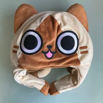 몬헌 아이루 모자 캡 봉제 인형 모자 코스프레