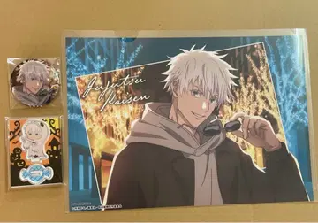 주술회전 말큐브 고죠 사토루 캔뱃지 아크릴 스탠드 런치