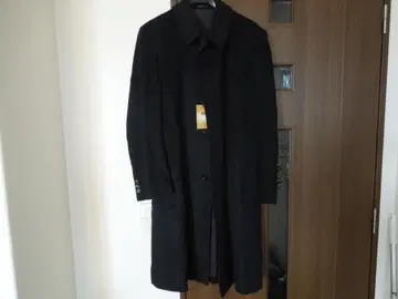 [ 미사용품 ] 캐시미어 100% 세미 스텐 코트 ( AB6 ) 블랙