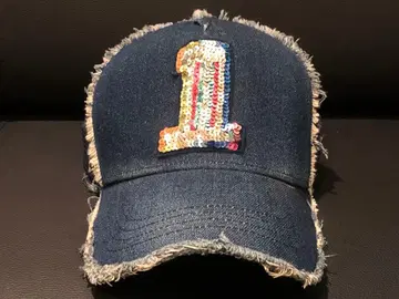 데님 프린지 야구 모자