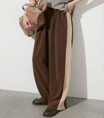 저널 스탠다드 파일 라인 팬츠 브라운