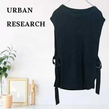 zB960 [ F ] URBAN RESEARCH 슬리브리스 크루넥