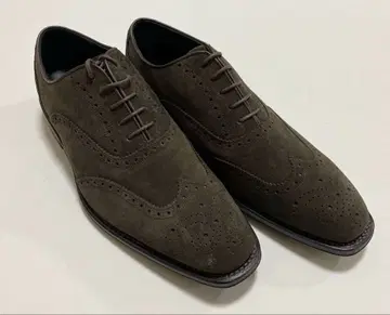 [새상품] REGAL 다크 브라운 스웨이드 윙팁 24EEE